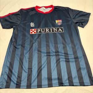 St Louis Cardinals Baseball City Soccer SGA Jersey T-Shirt Mens XL Purina